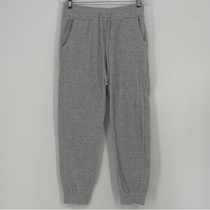Life is Good Girls Jogger Pants Size L 14 Gray Heathered Knit Drawstring Pants